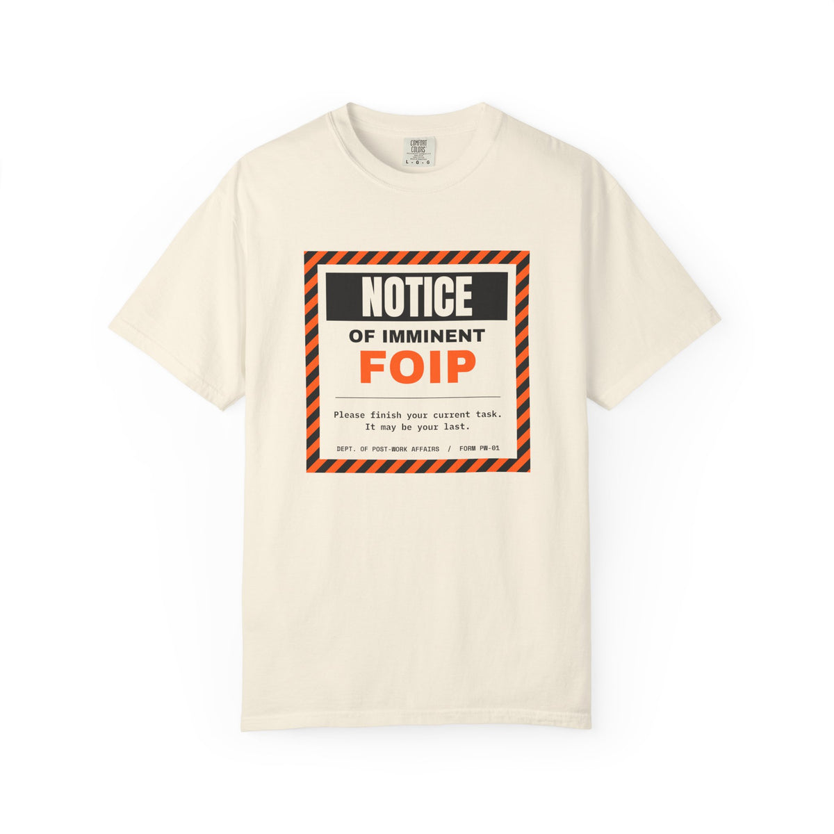 FOIP — Notice of Imminent FOIP Tee