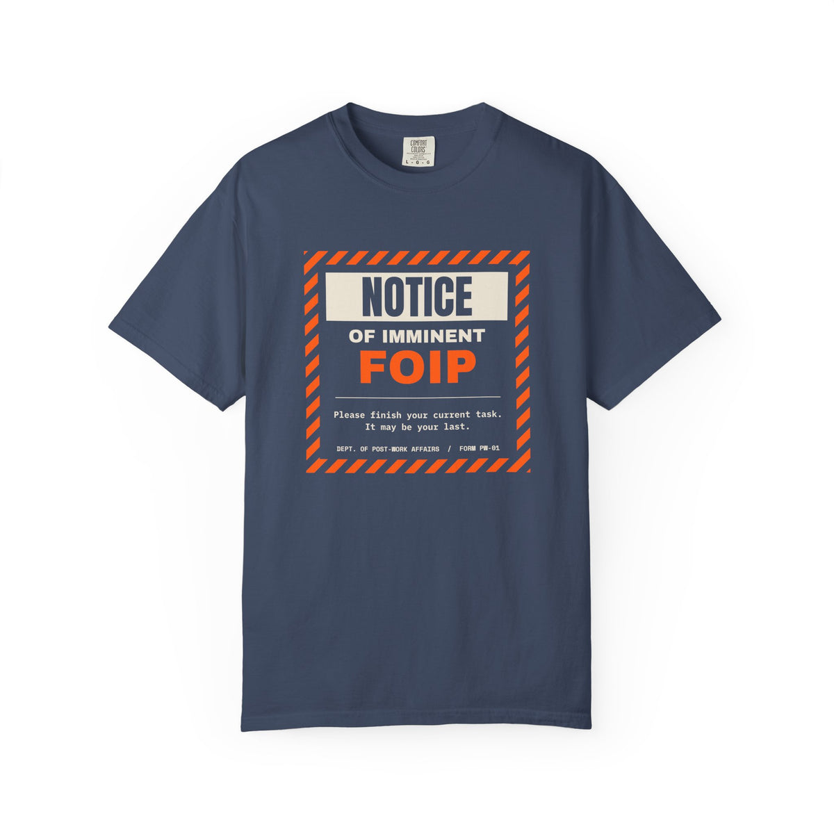 FOIP — Notice of Imminent FOIP Tee